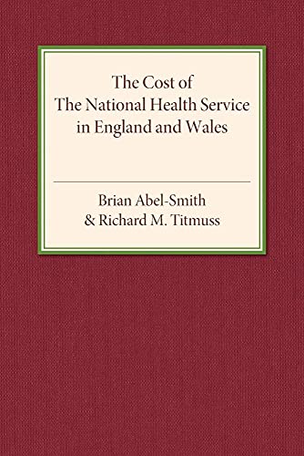 Stock image for The Cost of the National Health Service in England and Wales for sale by GF Books, Inc.