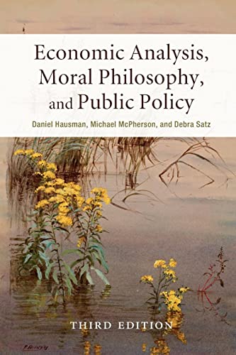 Imagen de archivo de Economic Analysis, Moral Philosophy, and Public Policy a la venta por HPB-Red