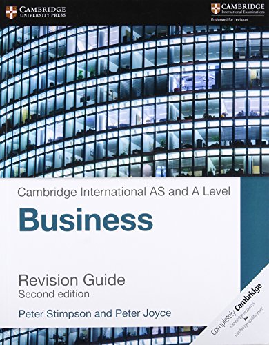 9781316611708: Cambridge International AS and A Level Business Revision Guide