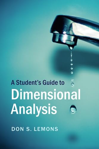 Beispielbild fr A Student's Guide to Dimensional Analysis zum Verkauf von Better World Books