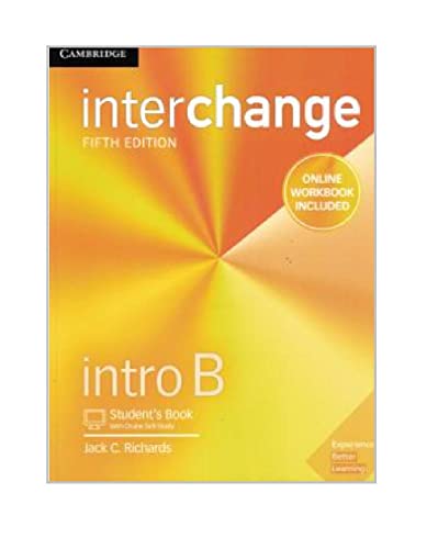 Imagen de archivo de Interchange Intro B Student's Book with Online Self-Study and Online Workbook a la venta por Y-Not-Books