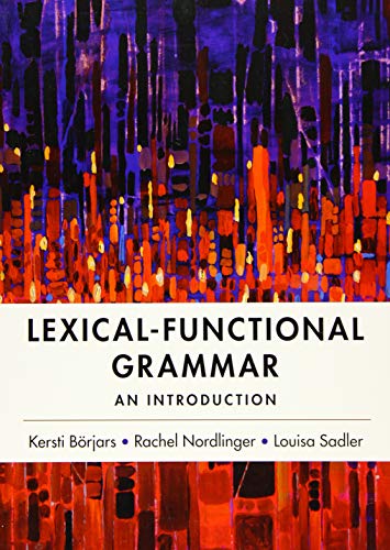 Beispielbild fr Lexical-Functional Grammar: An Introduction zum Verkauf von medimops