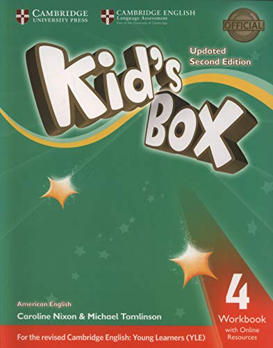 Stock image for Kid's Box Level 4 Workbook with Online Resources American English for sale by AwesomeBooks