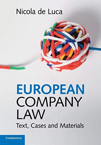 Beispielbild fr European Company Law: Text, Cases and Materials zum Verkauf von WorldofBooks