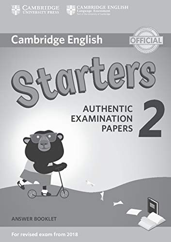 9781316636268: Cambridge English Young Learners 2 for Revised Exam from 2018 Starters Answer Booklet: Authentic Examination Papers: Vol. 2 - 9781316636268 (SIN COLECCION)