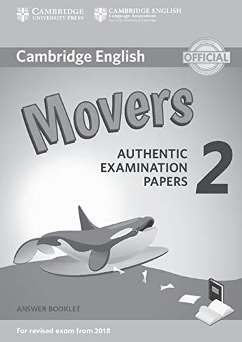 Imagen de archivo de Cambridge English Young Learners 2 for Revised Exam from 2018 Movers Answer Booklet: Authentic Examination Papers (Cambridge Young Learners English Tests) a la venta por WorldofBooks