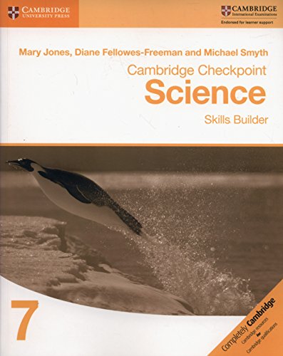 Beispielbild fr Cambridge Checkpoint Science Skills Builder Workbook 7 zum Verkauf von AwesomeBooks
