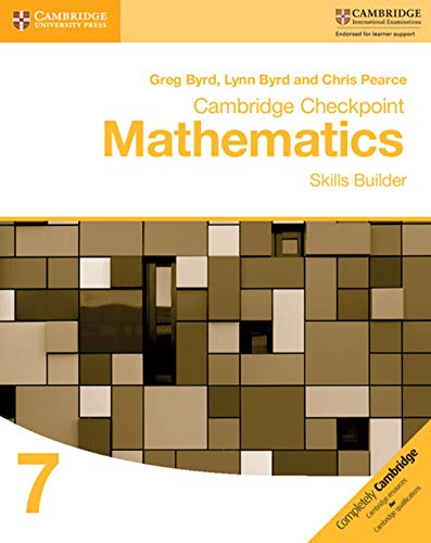 Beispielbild fr Cambridge Checkpoint Mathematics Skills Builder Workbook 7 zum Verkauf von Goldstone Books