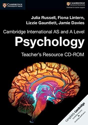 Beispielbild fr Cambridge International AS and A Level Psychology Teacher's Resource CD-ROM zum Verkauf von Monster Bookshop