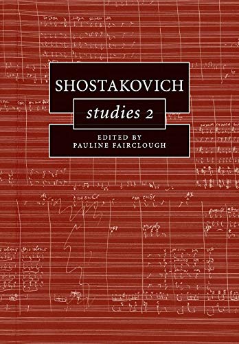 9781316638705: Shostakovich Studies 2 (Cambridge Composer Studies)