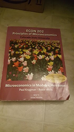 Imagen de archivo de Econ 202 Principles of Macroeconomics Colorado State University a la venta por Better World Books