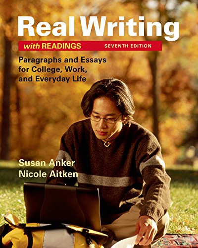 Stock image for Real Writing with Readings: Paragraphs and Essays for College, Work, and Everyday Life for sale by SecondSale
