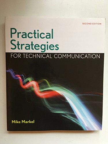 Imagen de archivo de Practical Strategies for Technical Communication a la venta por SecondSale