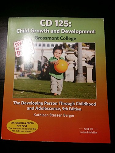 Imagen de archivo de CD 125: Child Growth and Development (Grossmont College) a la venta por BooksRun
