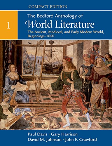 9781319005955: The Bedford Anthology of World Literature: The Ancient, Medieval, and Early Modern World (Beginnings)