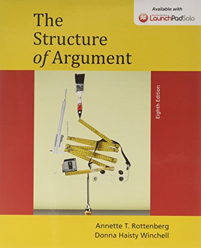 9781319010775: The Structure of Argument 8e & Launchpad Solo for Elements of Argument 11E and Strucutre of Arugment 8e (Six Month Access)