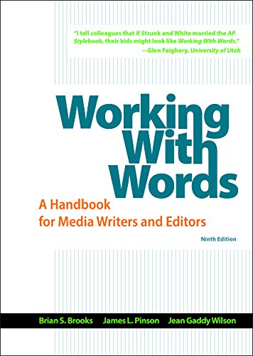 Stock image for Working with Words: A Handbook for Media Writers and Editors for sale by BooksRun