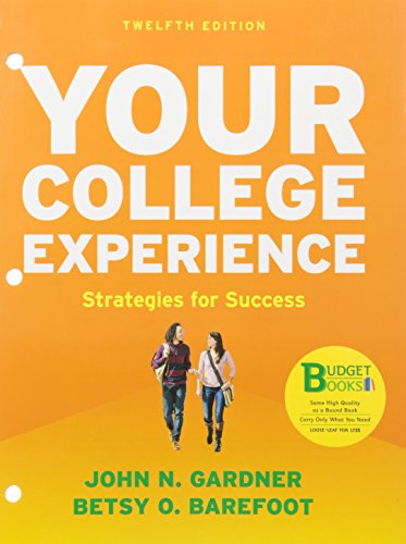 Stock image for Loose-Leaf Version for Your College Experience: Strategies for Success for sale by HPB-Red