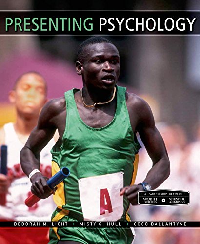 Imagen de archivo de Scientific American: Presenting Psychology a la venta por SecondSale