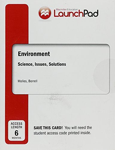 Beispielbild fr LaunchPad for Environment: Science, Issues, Solutions (1-Term Access) zum Verkauf von Textbooks_Source