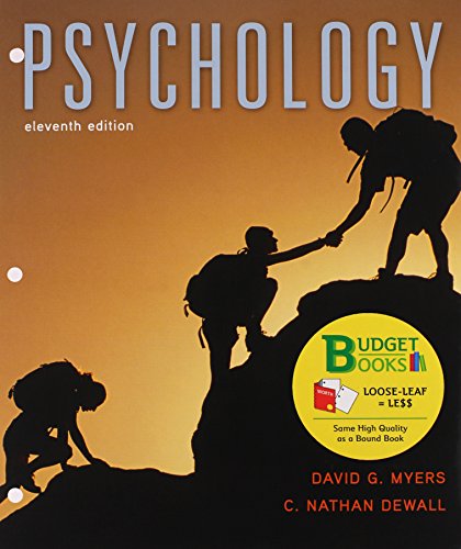 Stock image for Loose-leaf Version for Psychology 11e & LaunchPad for Myers' Psychology 11e (Six Month Access) for sale by Bookmans