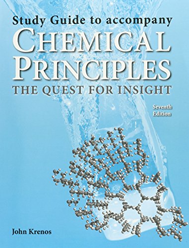 9781319017552: Study Guide for Atkin's Chemical Principles: The Quest for Insight