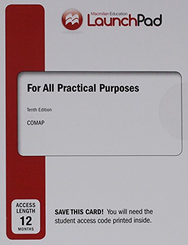 Imagen de archivo de Launchpad for for All Practical Purposes, Twelve Month Access a la venta por GreatBookPrices