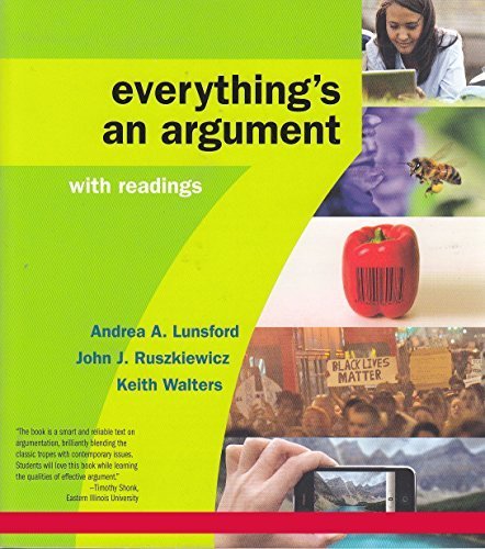 Beispielbild fr Everything's An Argument ( With Readings )- Seventh Edition zum Verkauf von Tacoma Book Center