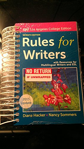 9781319024437: Rules for Writers