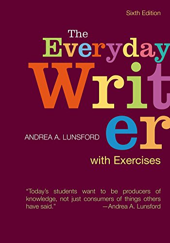 Beispielbild fr The Everyday Writer With Exercises: zum Verkauf von TextbookRush