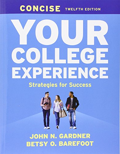 Stock image for Your College Experience Concise for sale by BooksRun