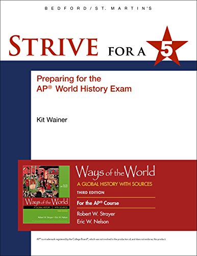 Beispielbild fr Strive for a 5 for Ways of the World for AP-? zum Verkauf von SecondSale