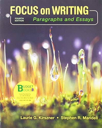 Imagen de archivo de Loose-leaf Version for Focus on Writing: Paragraphs and Essays a la venta por SecondSale