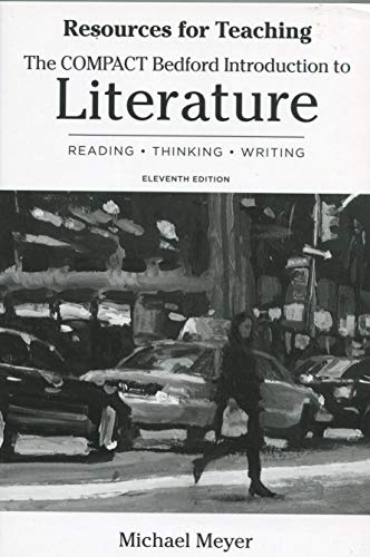 9781319037352: The Compact Bedford Introduction to Literature - Reading Thinking Writing