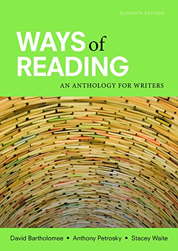Stock image for Ways of Reading: An Anthology for Writers for sale by Hawking Books