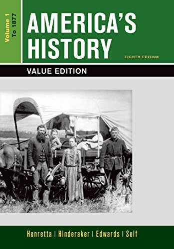 Stock image for America's History, Value Edition, Volume 1 for sale by SecondSale