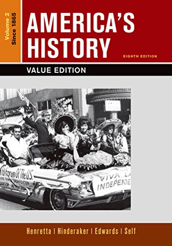 Beispielbild fr America's History, Value Edition, Volume 2 zum Verkauf von SecondSale