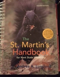 Stock image for The St. Martin's Handbook for Kent State University for sale by HPB-Red