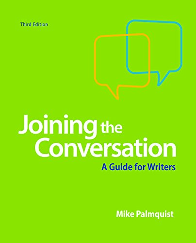 Imagen de archivo de Joining the Conversation : A Guide for Writers a la venta por Better World Books