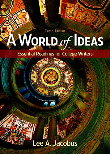 Beispielbild fr A World of Ideas: Essential Readings for College Writers zum Verkauf von BooksRun