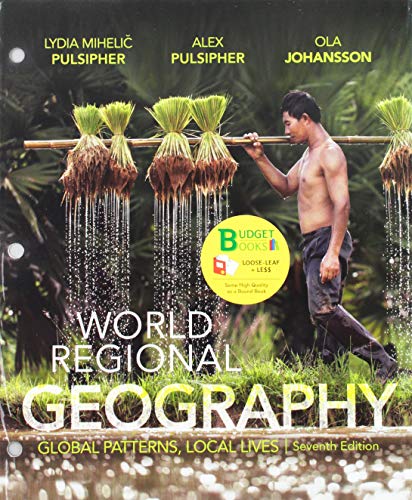 Imagen de archivo de Loose-leaf Version for World Regional Geography a la venta por Better World Books