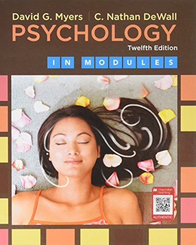 Beispielbild fr Psychology in Modules zum Verkauf von BooksRun