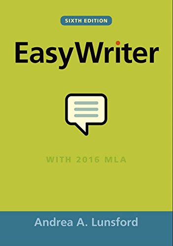 Stock image for EASY WRITER WITH 2016 MLA for sale by Dream Books Co.