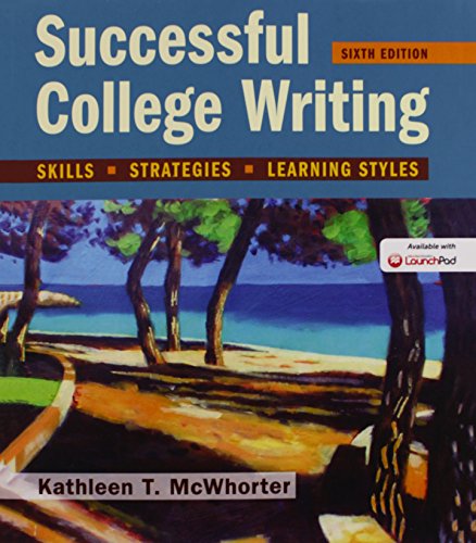 Imagen de archivo de Successful College Writing: Skills, Strategies, Learning Styles a la venta por BookHolders