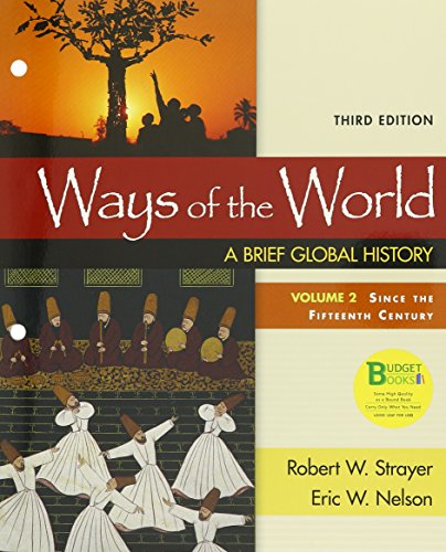 Stock image for Loose-leaf Version for Ways of the World: A Brief Global History, Volume 2 for sale by HPB-Red