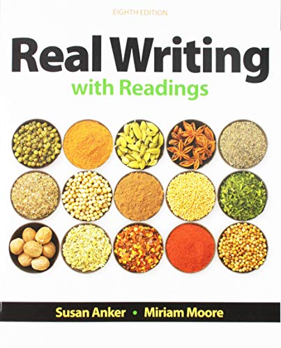 9781319054250: Real Writing with Readings: Paragraphs and Essays for College, Work, and Everyday Life