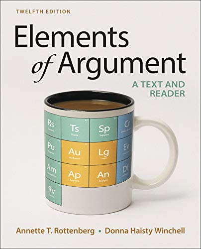 Stock image for Elements of Argument: A Text and Reader for sale by BooksRun