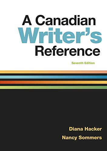 Stock image for A Canadian Writer's Reference for sale by Better World Books: West