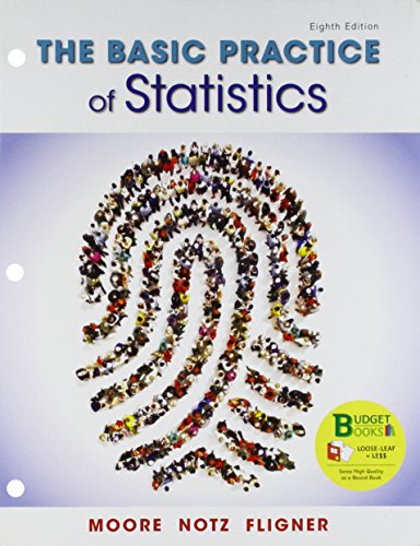 Imagen de archivo de Loose-leaf Version for The Basic Practice of Statistics a la venta por Better World Books