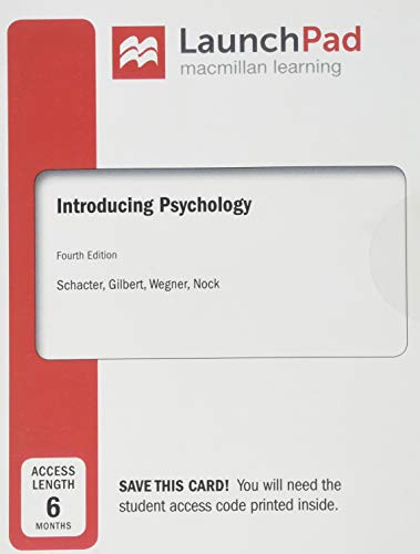 Imagen de archivo de LaunchPad for Introducing Psychology (Six Month Access) a la venta por A Team Books